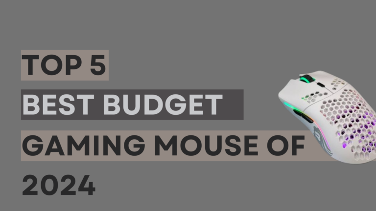 Top 5 Best Budget Gaming Mouse Of 2024