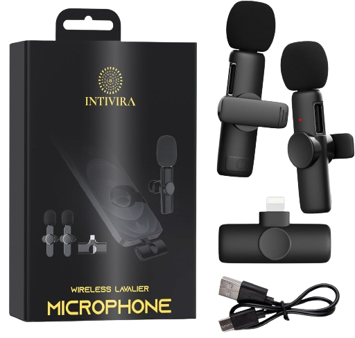 Intivira Wireless Lavalier Microphone