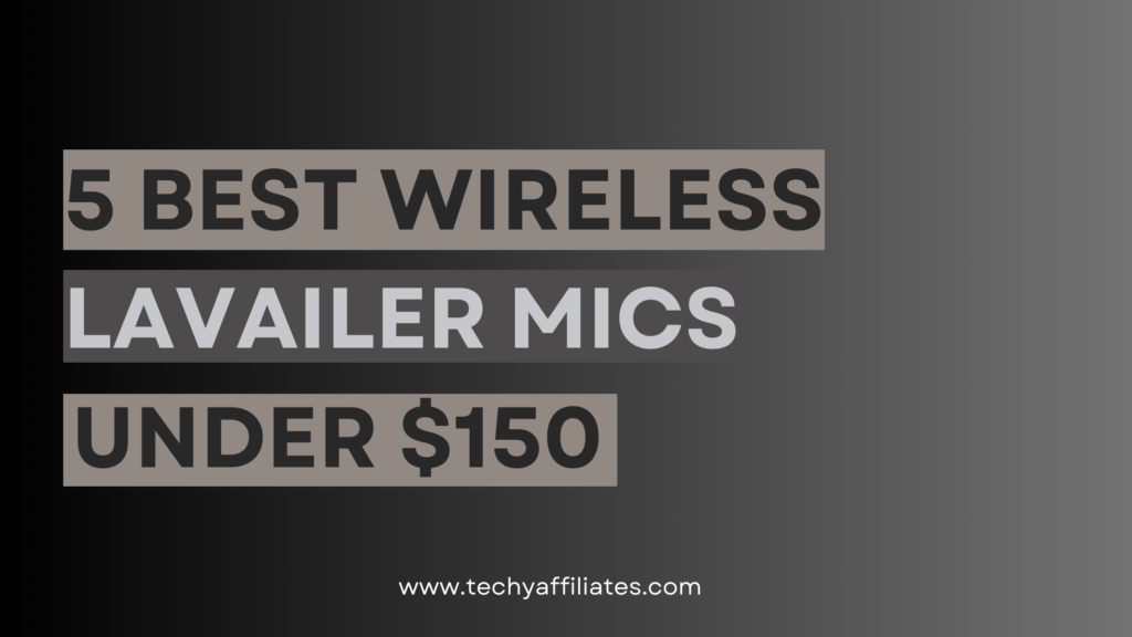 Top 5 Best Wireless Collar Microphones Under $150